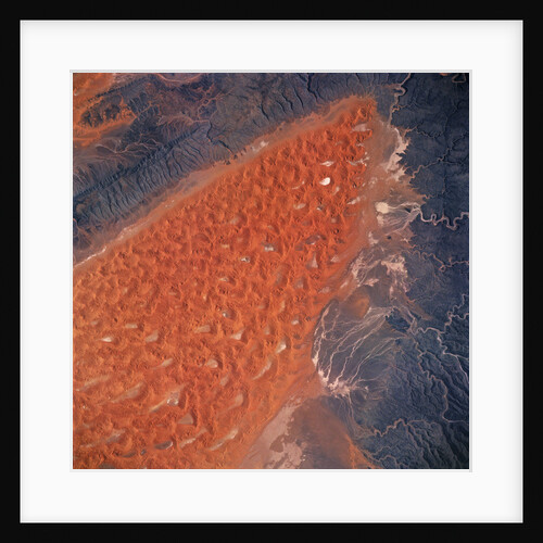 Algerian Desert From Space by Anonymous