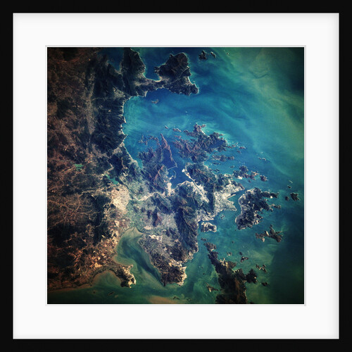 Hong Kong Seen from Space by Anonymous