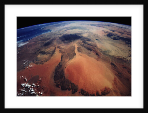 Marzuq Sand Sea From Space by Anonymous