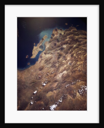Zagros Mountains From Space by Anonymous