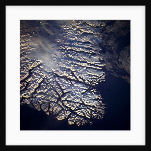 Coastline of Greenland From Space by Anonymous