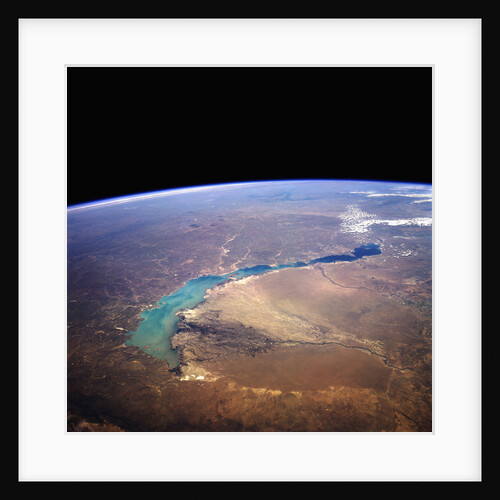Lake Balkhash Seen from Space by Anonymous