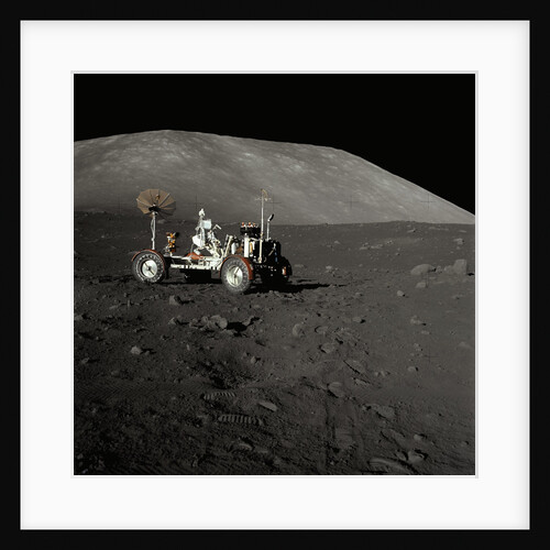 Apollo 17 Lunar Rover on the Surface of the Moon by Anonymous