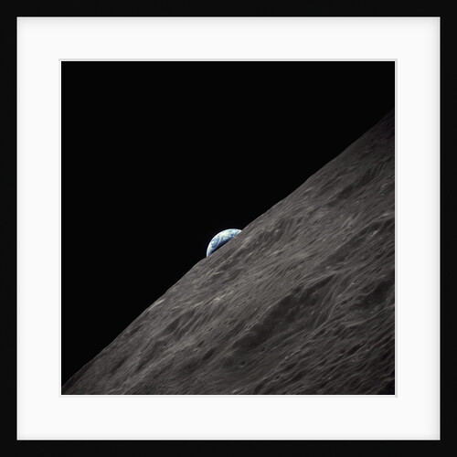 Earth Rising Above the Moon by Anonymous