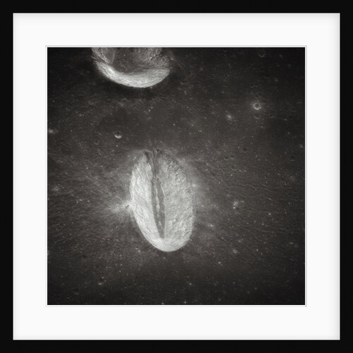 Oval Crater on the Moon by Anonymous