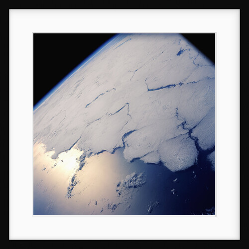 Flat Clouds Covering the Ocean by Anonymous