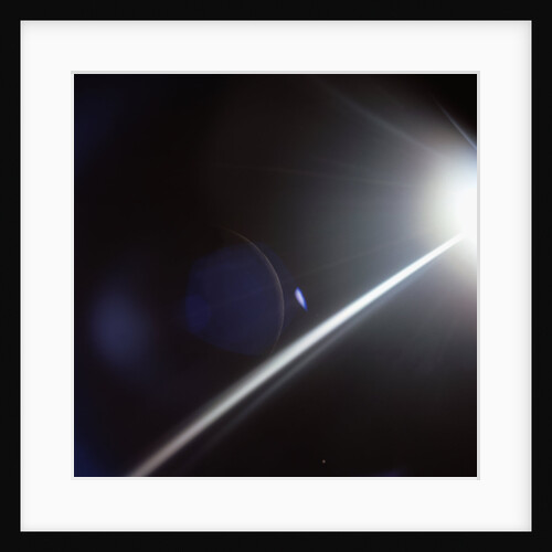 Moon and Sun in Space by Anonymous