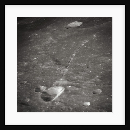 String of Craters on the Moon by Anonymous
