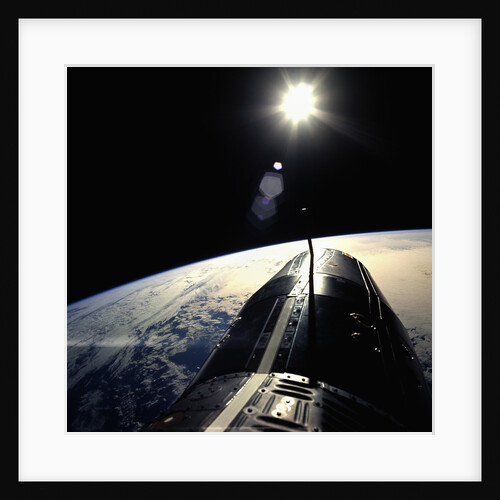 Gemini Spacecraft Orbiting the Earth by Anonymous