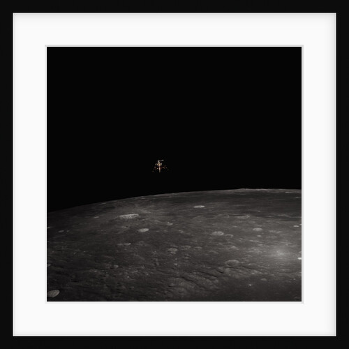 Lunar Lander Above the Moon by Anonymous