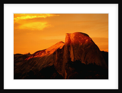 Sunlight on Half Dome by Anonymous