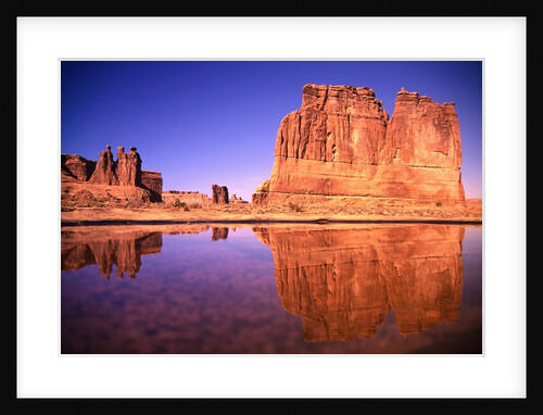 Mesa and Lake by Anonymous