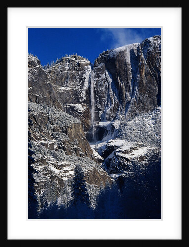 Yosemite Falls, Winter by Anonymous