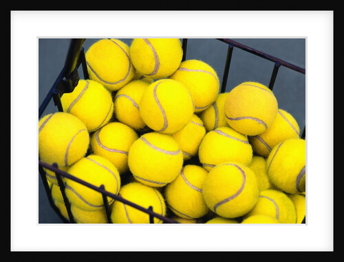 Tennis Balls in Basket by Anonymous