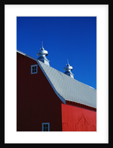 Roof on a Large Red Barn by Anonymous