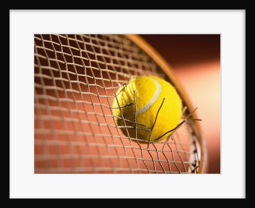 Tennis Racket Broken by Tennis Ball by Anonymous