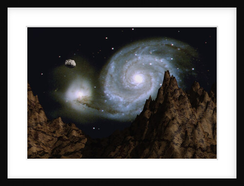 Whirlpool Galaxy by Anonymous