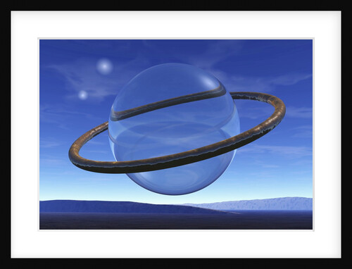 Ring Around Crystal Sphere by Anonymous