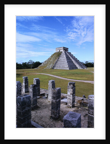 Pyramid of Kukulkan at Chichen-Itza by Anonymous