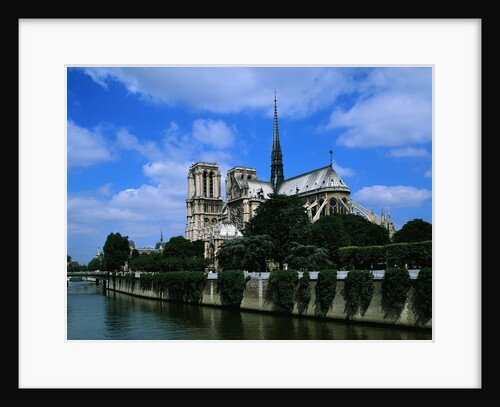 Cathedral of Notre Dame and the Seine by Anonymous