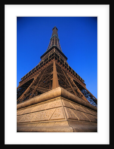 Edge of Eiffel Tower by Anonymous