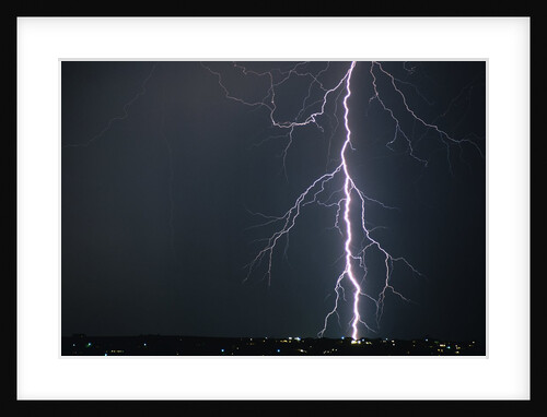 Lightning from Brown Clouds by Anonymous