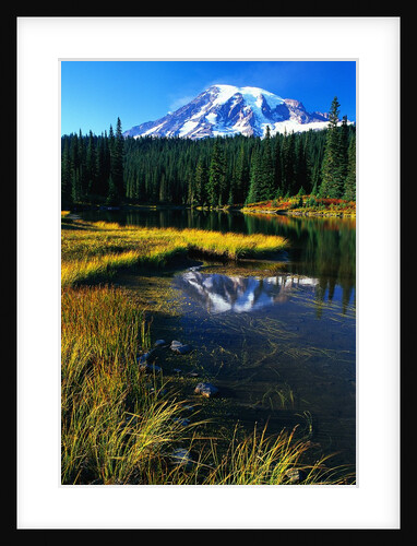 Mount Rainier and Reflection Lakes by Anonymous