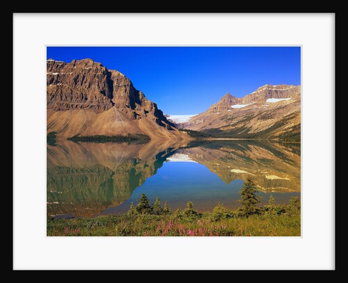 Lake Reflecting Mountains by Anonymous