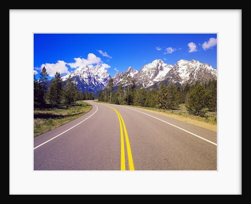 Road Winding to Grand Teton by Anonymous