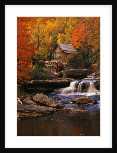 Waterfall by Mill by Anonymous