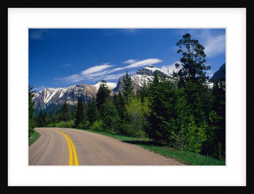 Road Through Glacier National Park by Anonymous