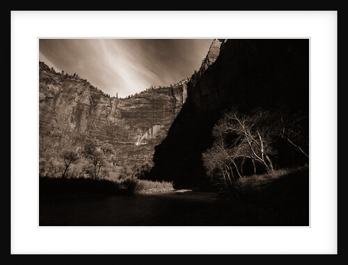 A Valley Surrounded by Cliffs by Anonymous