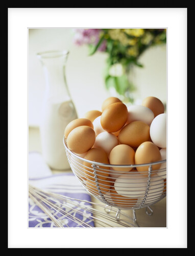 Eggs in a Metal Basket by Anonymous