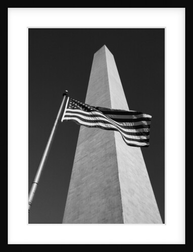 American Flags at Washington Monument by Anonymous
