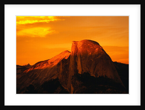 Half Dome at Sunset by Anonymous