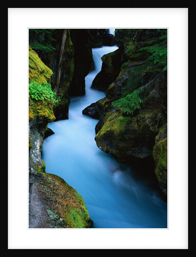 Waterfall in Avalanche Gorge by Anonymous