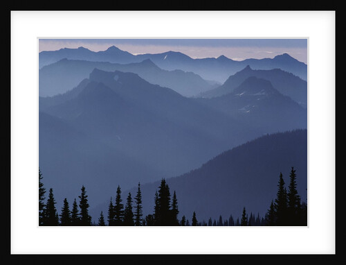 The Cascade Range in the Morning by Anonymous