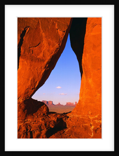 Teardrop Window in Monument Valley by Anonymous
