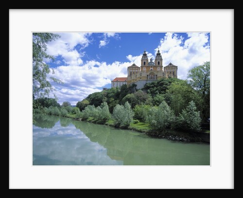 Melk Abbey and Danube by Anonymous