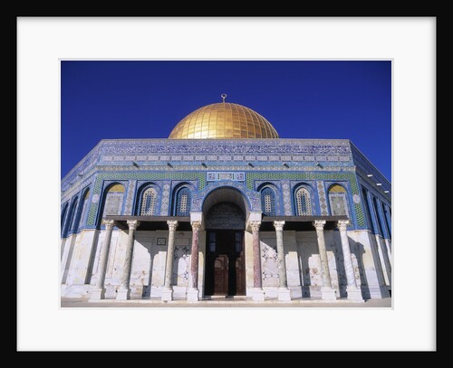 Exterior and Front View of Dome of the Rock by Anonymous