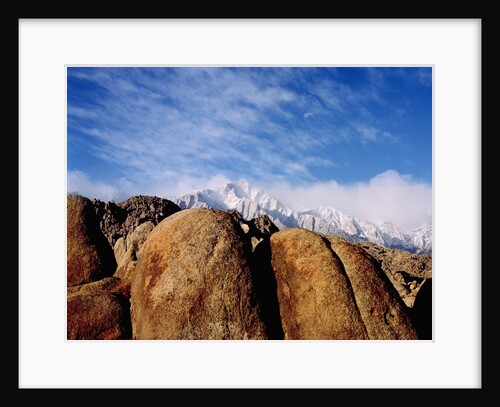 Rocky Landscape and Mountains by Anonymous