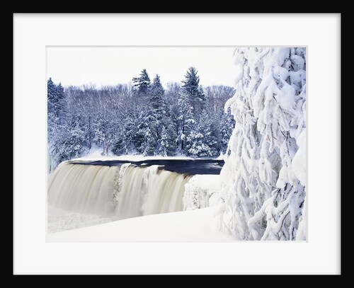 Tahquamenon Falls in Snow by Anonymous
