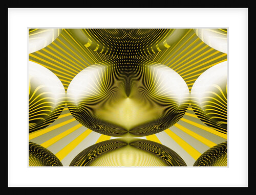 Yellow Lines and Ovals by Anonymous