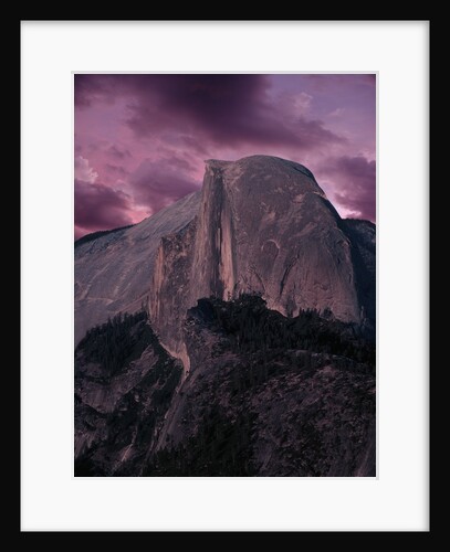 Purple Sky over Half Dome by Anonymous