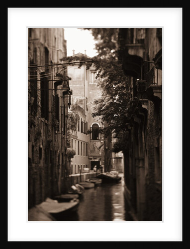 Apartments Along Narrow Canal by Anonymous