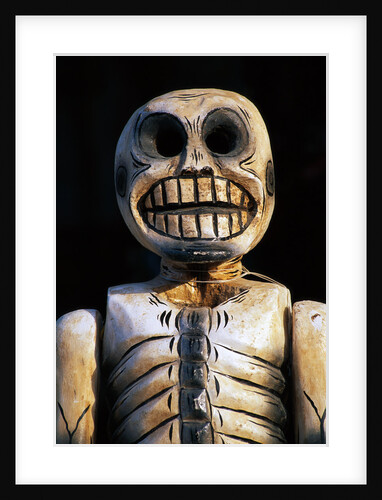 Detail of Day of the Dead Skeleton Sculpture by Anonymous