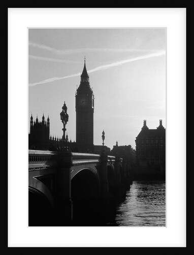 View of Big Ben from Across the Westminster Bridge by Anonymous