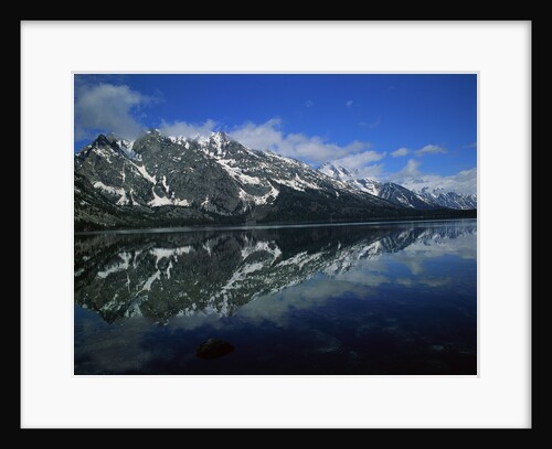 Mountain Reflection at Jenny Lake by Anonymous