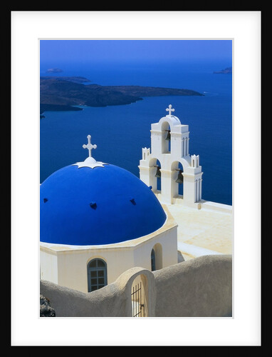 Church Overlooking Bay by Anonymous