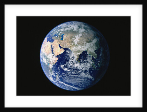 Earth from Space with Eastern Hemisphere by Anonymous